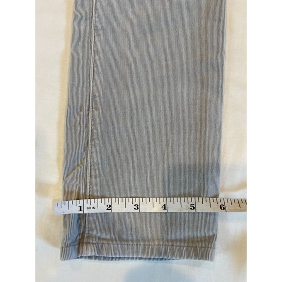 Adriano Goldschmied Women Jeans Corduroy Cigarette Ankle The Prima Gray Size 26R - Picture 7 of 11